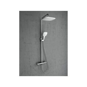   Ravak Termo 300 zuhanyoszlop termosztátos csapteleppel TE 093.00CR/WH, króm/fehér X070099