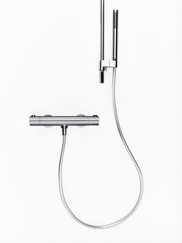 Ravak Puri termoszátos fali zuhanycsaptelep 150 mm PU 033.00CR, króm X070116