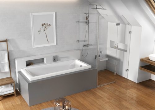 Ravak 10° Free falba süllyesztett csaptelep váltó nélkül TD F 066.00CR, króm, R-boxhoz X070137