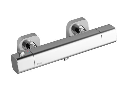 Ravak 10° Free termosztátos zuhanycsaptelep szett nélkül TD F 033.00CR, króm X070140