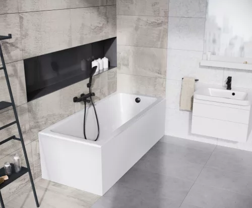 Ravak 10° Free kádcsaptelep, 150 mm TD F 022.20BL, fekete X070152