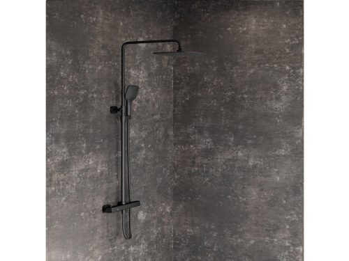 Ravak 10° Free Termosztátos zuhanyoszlop TD F 091.20BL, fekete X070160