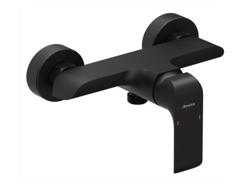 Ravak Flat zuhanycsaptelep 150 mm FL 032.20BL, fekete X070177