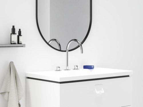 Ravak Espirit álló mosdócsaptelep, 3 furatos 270 mm leeresztő nélkül ES 018.00CR, Chrome X070195