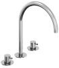 Ravak Espirit álló mosdócsaptelep, 3 furatos 270 mm leeresztő nélkül ES 018.00CR, Chrome X070195