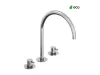 Ravak Espirit álló mosdócsaptelep, 3 furatos 270 mm leeresztő nélkül ES 018.00CR, Chrome X070195