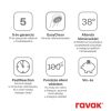 Ravak Espirit falba süllyesztett mosdócsaptelep belső egység nélkül ES 019.00CR.O1.RB07B, Chrome X070198