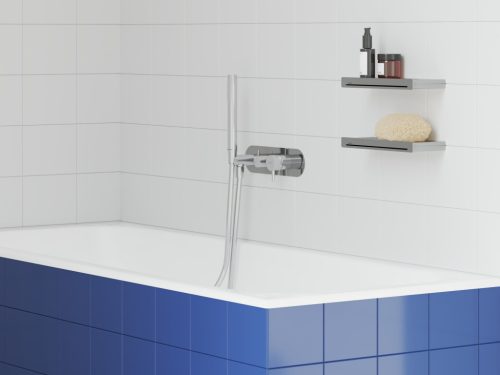 Ravak Espirit falba süllyesztett csaptelep szettel, kétutas, belső egység nélkül ES 065.00CR.O2.RB07D.+S, Chrome X070207
