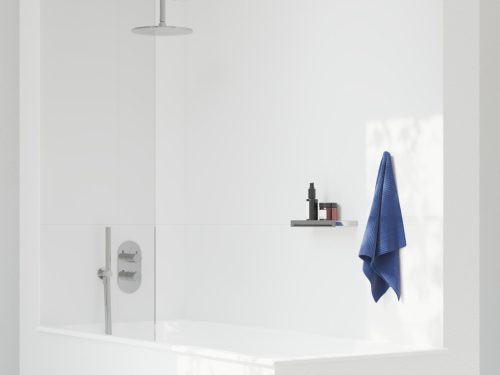 Ravak Espirit termosztátos falba süllyesztett csaptelep, háromutas, belső egység nélkül ES 067.00CR.O3.RB07C, Chrome X070209