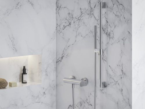Ravak Eleganta fali zuhanycsaptelep szett nélkül EL 032.00CR, Chrome X070214