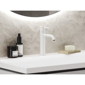   Ravak Espirit álló mosdócsaptelep 190 mm leeresztő nélkül ES 012.10WV, White Velvet X070236