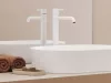 Ravak Espirit álló mosdócsaptelep 340 mm leeresztő nélkül ES 015.10WV, White Velvet X070237