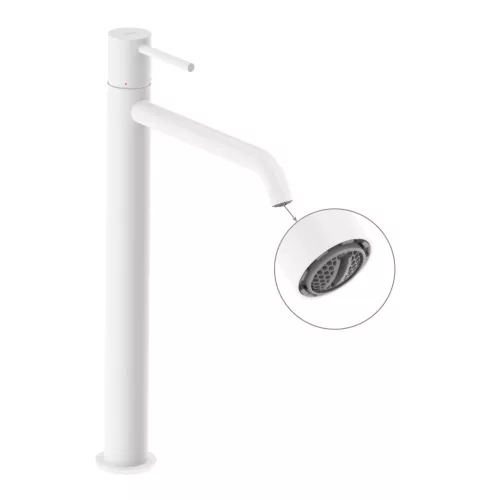 Ravak Espirit álló mosdócsaptelep 340 mm leeresztő nélkül ES 015.10WV, White Velvet X070237