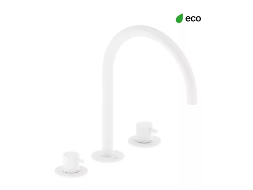 Ravak Espirit álló mosdócsaptelep, 3 furatos 270 mm leeresztő nélkül ES 018.10WV, White Velvet X070238