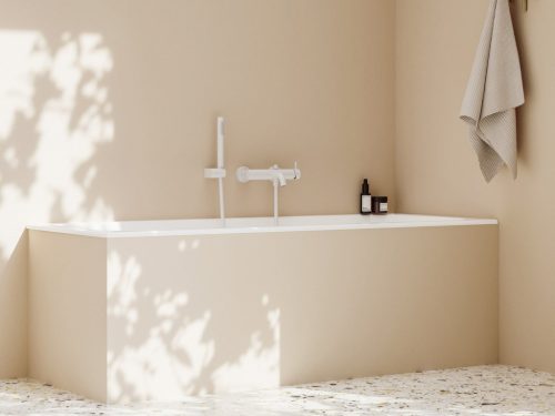 Ravak Espirit fali kádcsaptelep zuhanyszett nélkül ES 022.10WV, White Velvet X070242