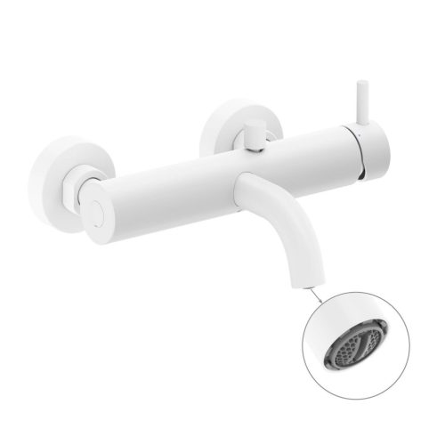 Ravak Espirit fali kádcsaptelep zuhanyszett nélkül ES 022.10WV, White Velvet X070242