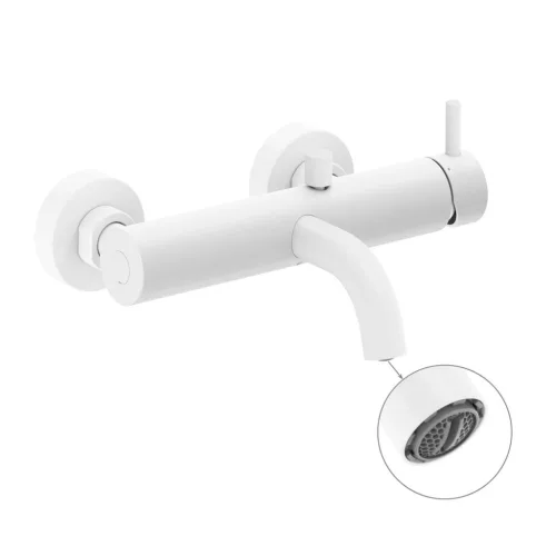 Ravak Espirit fali kádcsaptelep zuhanyszett nélkül ES 022.10WV, White Velvet X070242