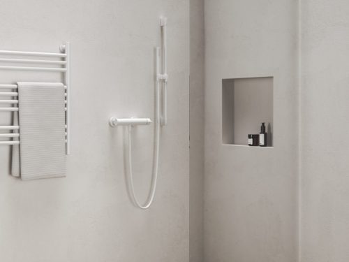 Ravak Espirit fali zuhanycsaptelep szett nélkül ES 032.10WV, White Velvet X070243