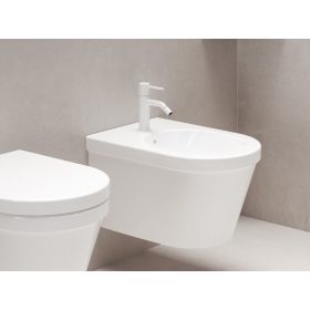   Ravak Espirit álló bidécsaptelep 150 mm leersztő nélkül ES 056.10WV , White Velvet X070244