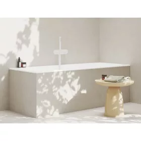   Ravak Espirit falba süllyesztett csaptelep szettel, kétutas, belső egység nélkül ES 065.10WV.O2.RB07D.+S, White Velvet X070250