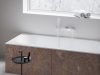 Ravak Eleganta fali kádcsaptelep zuhanyszett nélkül EL 022.10WV, White Velvet X070256