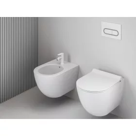   Ravak Eleganta álló bidécsaptelep 130 mm leersztő nélkül EL 056.10WV , White Velvet X070258