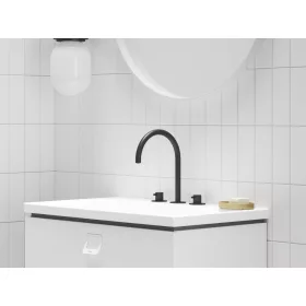   Ravak Espirit álló mosdócsaptelep, 3 furatos 270 mm leeresztő nélkül ES 018.20BLM, Black Matt X070275
