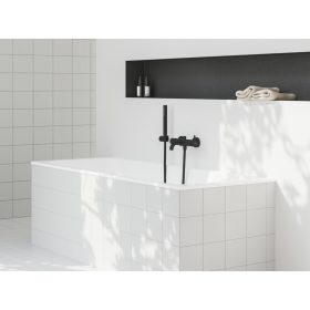   Ravak Espirit fali kádcsaptelep zuhanyszett nélkül ES 022.20BLM, Black Matt X070279