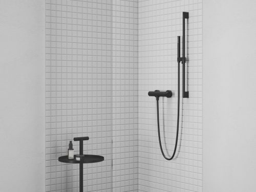 Ravak Espirit fali zuhanycsaptelep szett nélkül ES 032.20BLM, Black Matt X070280