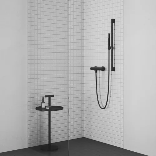 Ravak Espirit fali zuhanycsaptelep szett nélkül ES 032.20BLM, Black Matt X070280