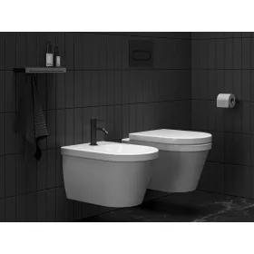   Ravak Espirit álló bidécsaptelep 150 mm leersztő nélkül ES 056.20BLM, Black Matt X070281