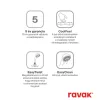 Ravak Espirit álló bidécsaptelep 150 mm leersztő nélkül ES 056.20BLM, Black Matt X070281
