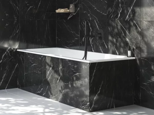 Ravak Espirit falba süllyesztet csaptelep, automatikus kétutas, belső egységgel ES 061.20BLM.O2, Black Matt X070284