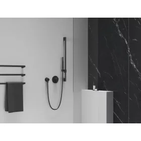   Ravak Espirit falba szüllyesztett csaptelep, egyutas, belső egységgel ES 062.20BLM.O1, Black Matt X070285