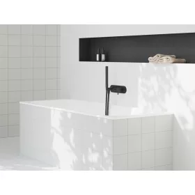   Ravak Espirit falba süllyesztett csaptelep szettel, kétutas, belső egység nélkül ES 065.20BLM.O2.RB07D.+S, Black Matt X070287