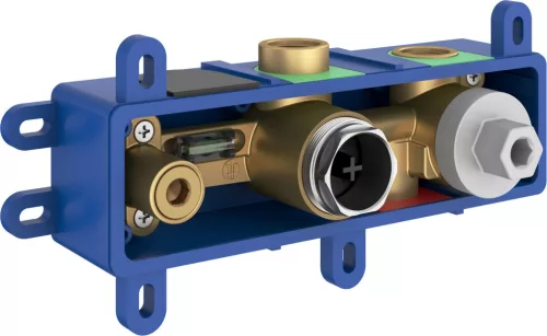 Ravak Espirit falba süllyesztett csaptelep szettel, kétutas, belső egység nélkül ES 065.20BLM.O2.RB07D.+S, Black Matt X070287