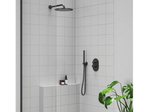 Ravak Espirit falba süllyesztett csaptelep, kétutas, belső egység nélkül ES 065.20BLM.O2.RB07E, Black Matt X070288