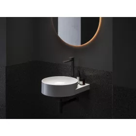   Ravak Eleganta álló mosdócsaptelep 335 mm leeresztő nélkül EL 015.20BLM, Black Matt X070291