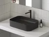 Ravak Eleganta álló mosdócsaptelep 335 mm leeresztő nélkül EL 015.20BLM, Black Matt X070291
