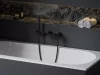 Ravak Eleganta fali kádcsaptelep zuhanyszett nélkül EL 022.20BLM, Black Matt X070293