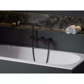   Ravak Eleganta fali kádcsaptelep zuhanyszett nélkül EL 022.20BLM, Black Matt X070293