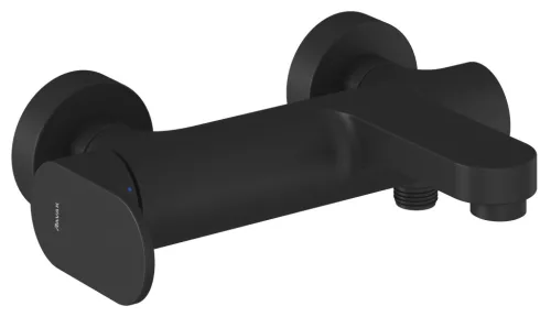 Ravak Eleganta fali kádcsaptelep zuhanyszett nélkül EL 022.20BLM, Black Matt X070293