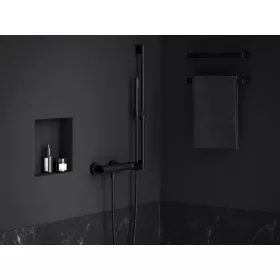   Ravak Eleganta fali zuhanycsaptelep szett nélkül EL 032.20BLM, Black Matt X070294