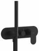 Ravak Eleganta falba süllyesztett csaptelep szettel, kétutas, belső egység nélkül EL 065.20BLM.O2.RB07D.+S, Black Matt X070300