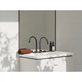   Ravak Espirit álló mosdócsaptelep, 3 furatos 270 mm leeresztő nélkül ES 018.20GB, Graphite Brushed X070312