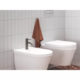   Ravak Espirit álló bidécsaptelep 150 mm leersztő nélkül ES 056.20GB, Graphite Brushed X070318