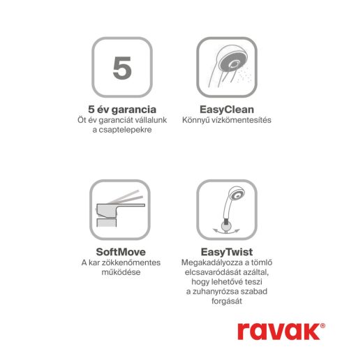 Ravak Espirit falba süllyesztett termosztátos csaptelep, kétutas, beslő egység nélkül ES 063.20GB.O2.RB07C, Graphite Brushed X070323