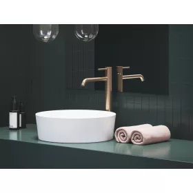   Ravak Espirit álló mosdócsaptelep 340 mm leeresztő nélkül ES 015.60RGB, Rose Gold Brushed X070348