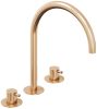 Ravak Espirit álló mosdócsaptelep, 3 furatos 270 mm leeresztő nélkül ES 018.60RGB, Rose Gold Brushed X070349