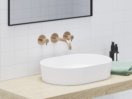 Ravak Espirit falba süllyesztett mosdócsaptelep belső egységgel ES 019.60RGB.O1, Rose Gold Brushed X070350